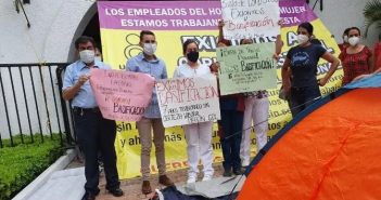 Personal de Salud Jalisco demanda derechos laborales
