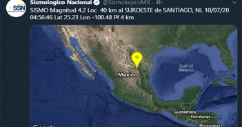 Se registra inusual sismo en Nuevo León y asusta a población