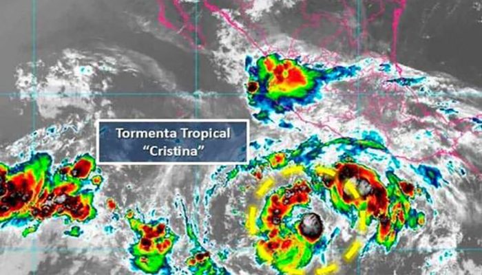 Tormenta tropical Cristina podría convertirse en huracán