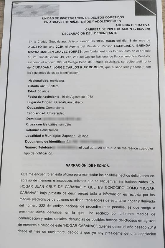 Más denuncias contra albergues Cien Corazones y Hogar Cabañas 2 Más denuncias contra albergues Cien Corazones y Hogar Cabañas