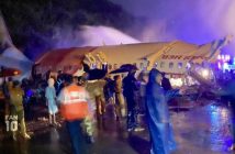 Se estrella avión con 191 personas a bordo en India