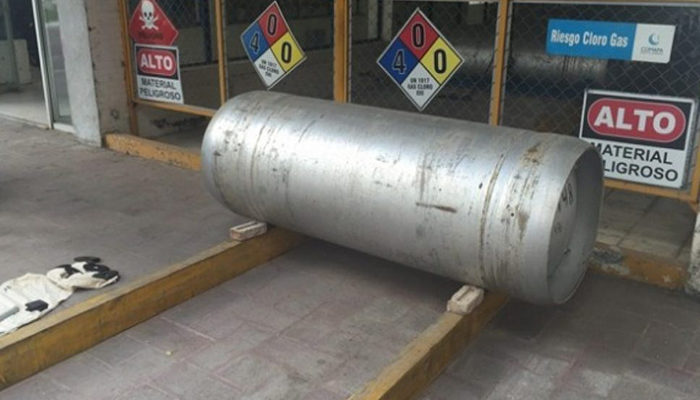 Alerta en 6 estados por robo de cilindro con gas cloro