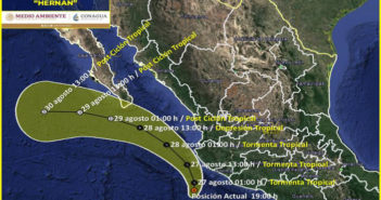 21 municipios de Jalisco en alerta por tormenta tropical 'Hernán'