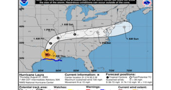 'Laura' azota Luisiana, antes de debilitarse a categoría 2