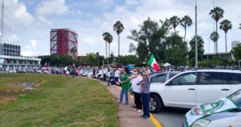 FRENA se manifiesta en Guadalajara tras visita de AMLO