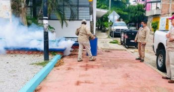 Fumigan contra dengue y 73 personas se intoxican en Chiapas