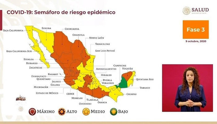 Jalisco se mantiene en semáforo naranja