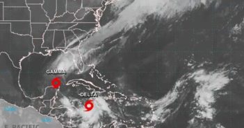 El huracán ''Delta'' alcanza categoría 2 en su camino a Yucatán