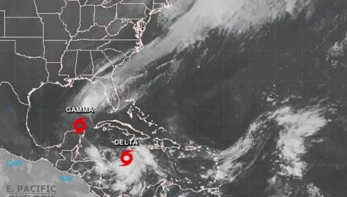 El huracán ''Delta'' alcanza categoría 2 en su camino a Yucatán