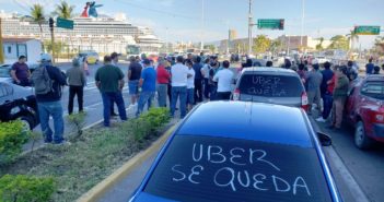 Conductores de plataformas amenazan con manifestación