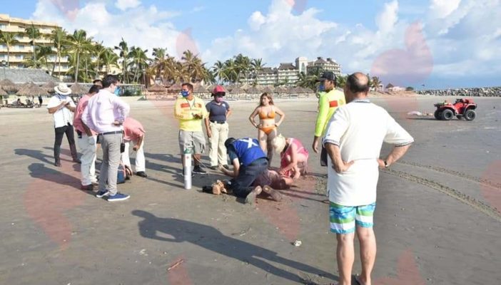 Mujer pierde la vida ahogada en Playa de Bahía de Banderas