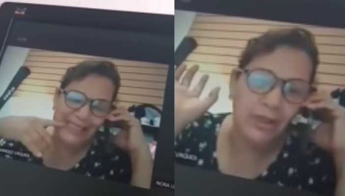 Maestra insulta a sus alumnos sin saber que seguía conectada