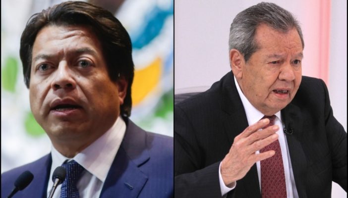 Muñoz Ledo y Mario Delgado chocan tras empate técnico en encuesta