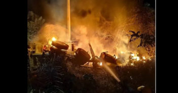 Chocan dos tráilers en carretera Tepic-Puerto Vallarta