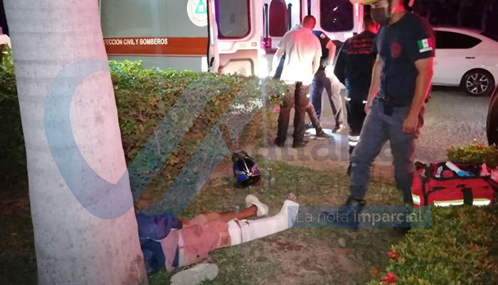 Presuntos elementos de la Guardia Nacional roban y dejan heridos a motociclistas