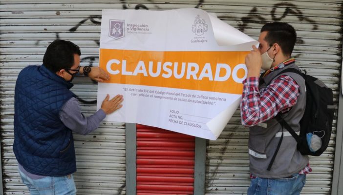 Autoridades municipales ya clausuraron establecimientos
