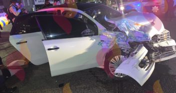 Por ir a exceso de velocidad originó una aparatosa persecución policíaca