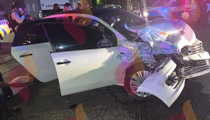 Por ir a exceso de velocidad originó una aparatosa persecución policíaca