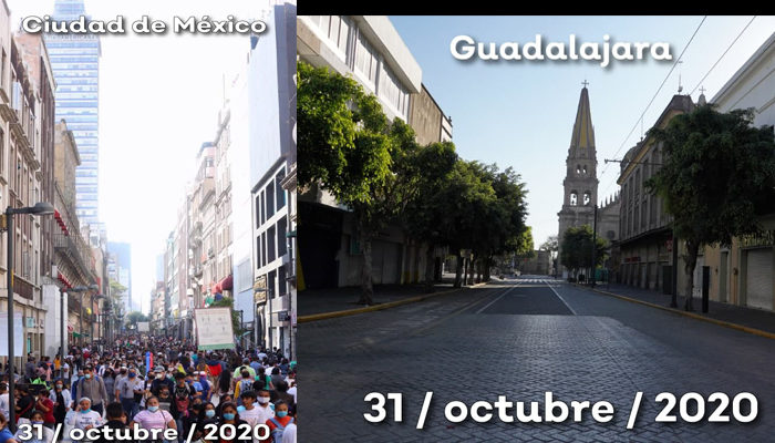 Compara Alfaro Guadalajara con CDMX; en redes lo tunden