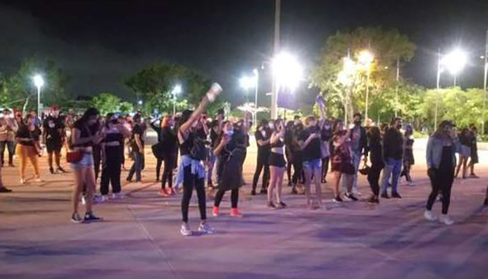 #JusticiaParaAlexis Protesta en Cancún termina en balazos de la policía