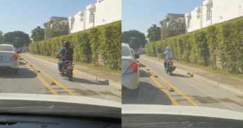 Otra vez... Ahora motociclistas invaden ciclovía