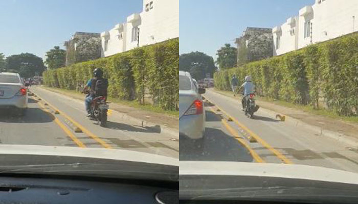 Otra vez... Ahora motociclistas invaden ciclovía