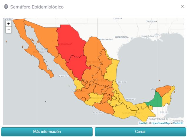 Es FALSO que Jalisco haya bajado a semáforo verde