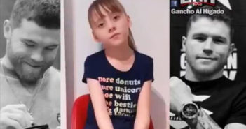 Conmovedora respuesta del 'Canelo' a una niña con discapacidad