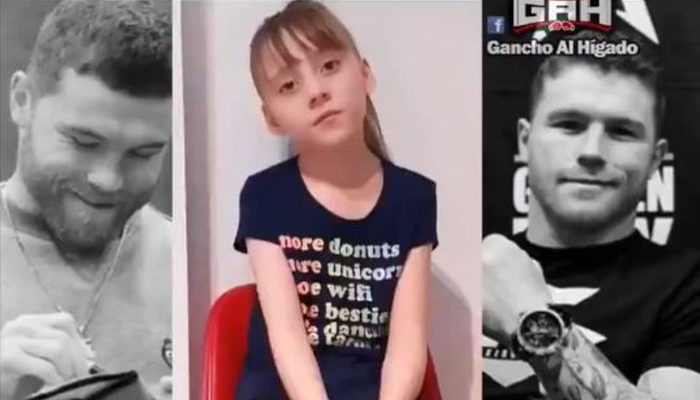 Conmovedora respuesta del 'Canelo' a una niña con discapacidad