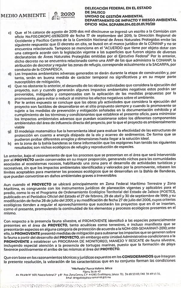 Gobierno federal dio el 'sí' al rompeolas de Mismaloya
