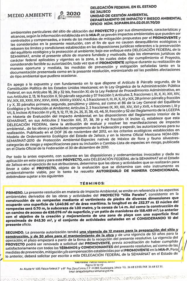 Gobierno federal dio el 'sí' al rompeolas de Mismaloya