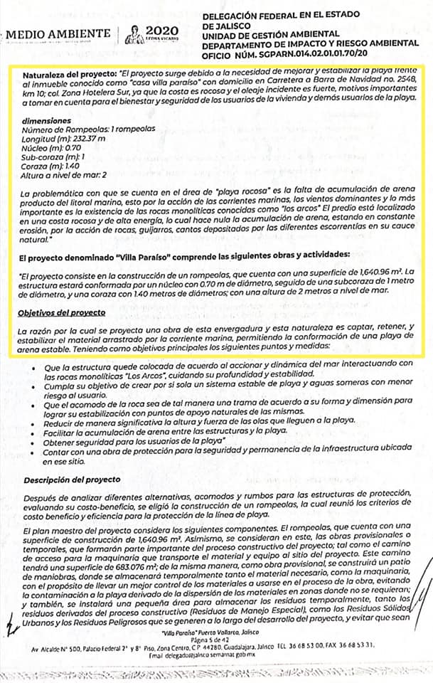 Gobierno federal dio el 'sí' al rompeolas de Mismaloya