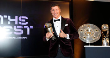 Robert Lewandowski gana el premio 'The Best'