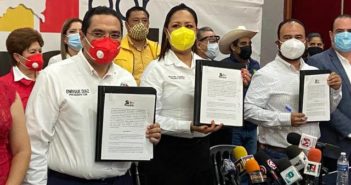 PAN, PRI y PRD formalizan alianza electoral para el 2021 en Nayarit