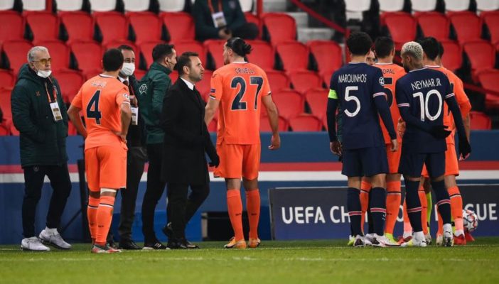 Por insulto racista, suspenden partido entre Istambul y PSG