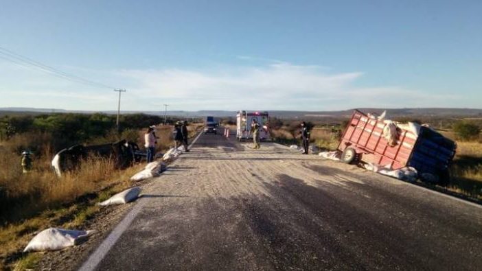 Cansancio provoca accidente en carretera de San Juan de los Lagos