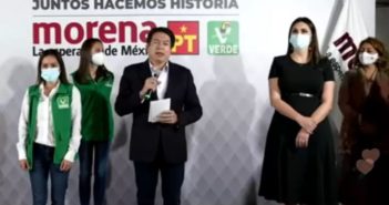 Oficializan alianza entre Morena, PT y PVEM para el 2021