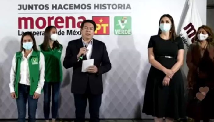 Oficializan alianza entre Morena, PT y PVEM para el 2021
