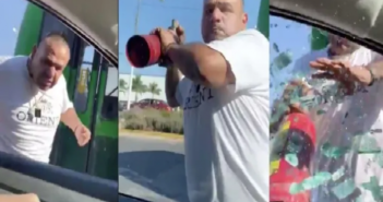 Revocan licencia a chofer de camión que agredió a automovilista