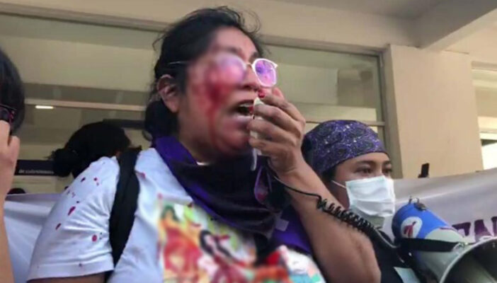 Seguidores de Salgado Macedonio agreden a vocera de colectivo feminista