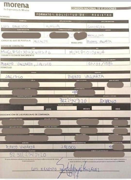 Registran a Luis Munguía en Morena; es falso dice el diputado