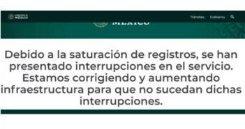 Presenta fallas por tercer día el sitio web de registro de adultos mayores