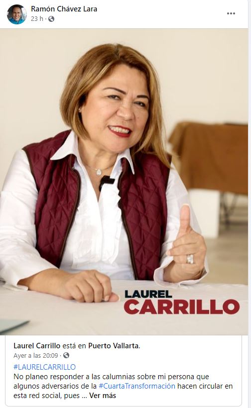 Poco a poco, se destapa 'acuerdo' entre Laurel Carrillo y Luis Munguía 1 Poco a poco, se destapa 'acuerdo' entre Laurel Carrillo y Luis Munguía