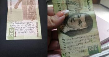 Falsos, mensajes en billetes sobre presuntos secuestros: Fiscalía