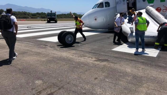 #UltimaHora / Colapsa avión de pasajeros en Aeropuerto de Puerto Vallarta
