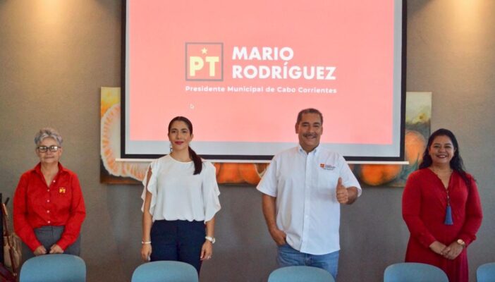 Mario Rodríguez va por la alcaldía de Cabo Corrientes con el PT