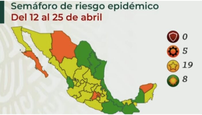 Jalisco regresa al color amarillo en el semáforo nacional