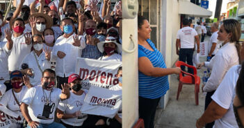 Michel y Yussara por un lado, Carla por otro; Morena tiene 2 campañas