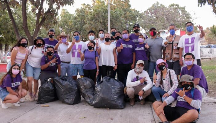 Brigada Hagamos ha recolectado más de 720 kilos de basura en colonias