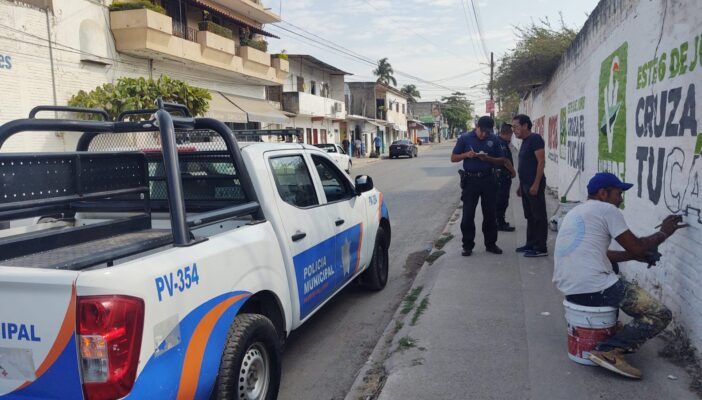 Morena y el PVEM se pelean hasta por las bardas